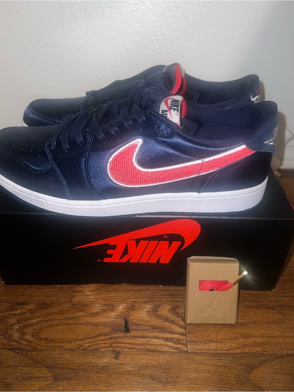 Air Jordan 1 Retro Low Howard University Size 14M IX8478-410 DS NO LID! $155!